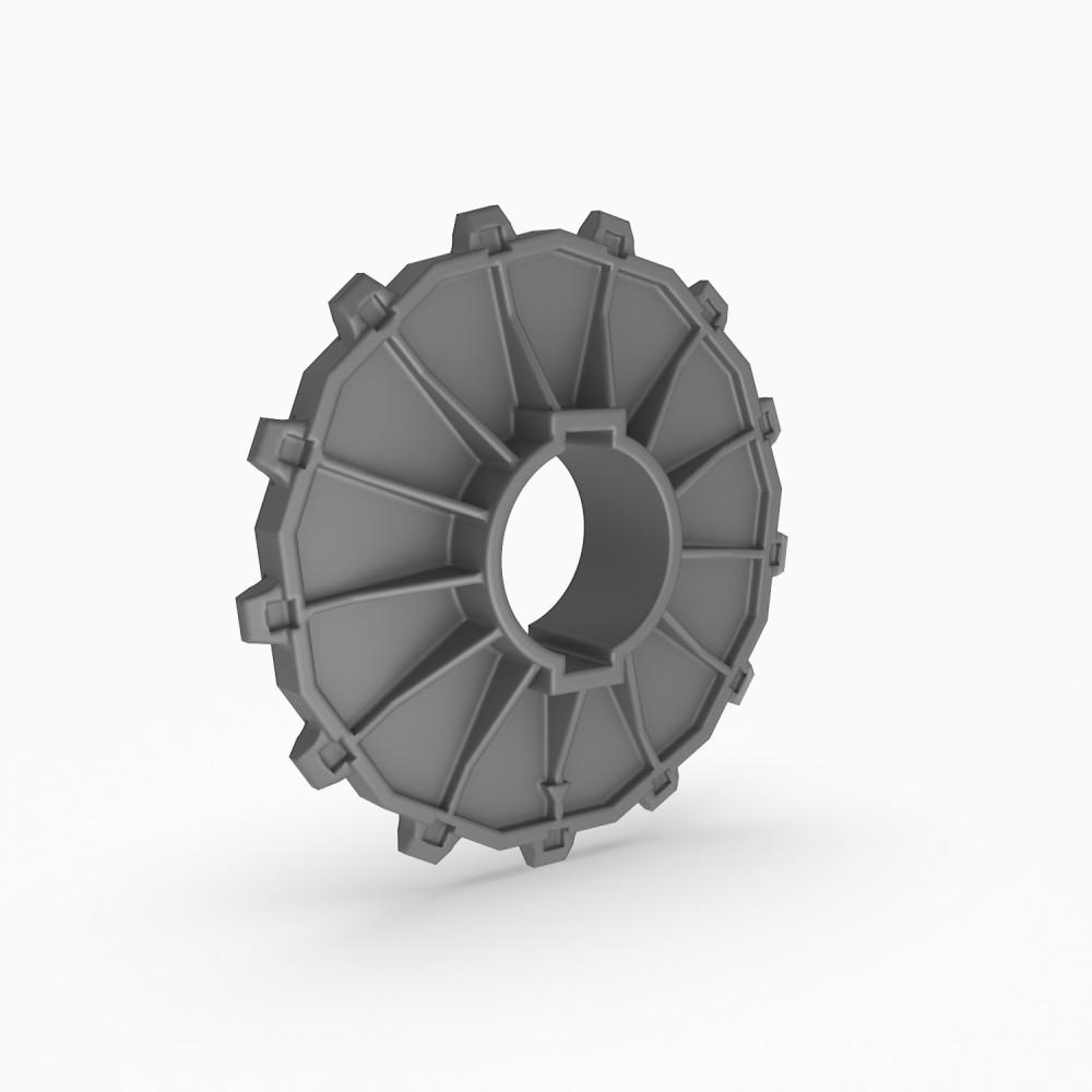 ,500 One-piece molded sprocket|I