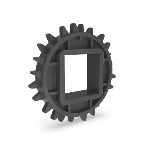 550 Mini Raised Rib molded sprocket|M