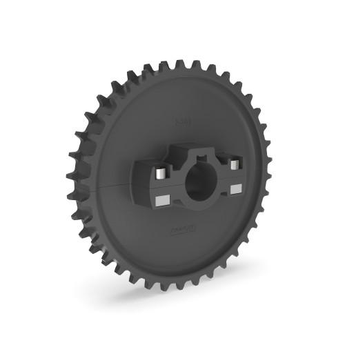 520 split molded sprocket|M