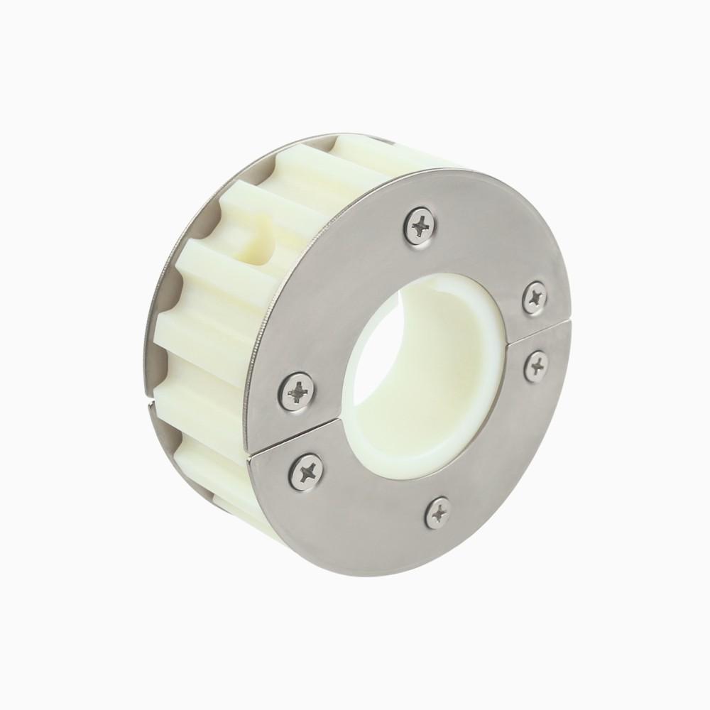 ,512 split machined sprocket + SS Guide rings|M