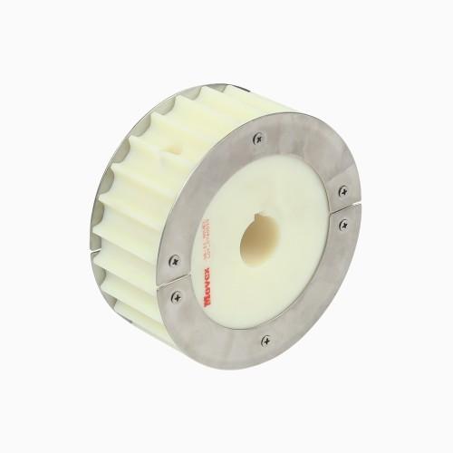 8157 split machined sprocket + SS Guide rings|M