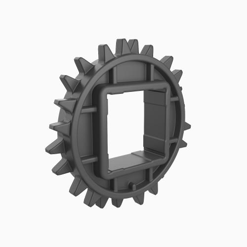 550 Mini Raised Rib molded sprocket|M