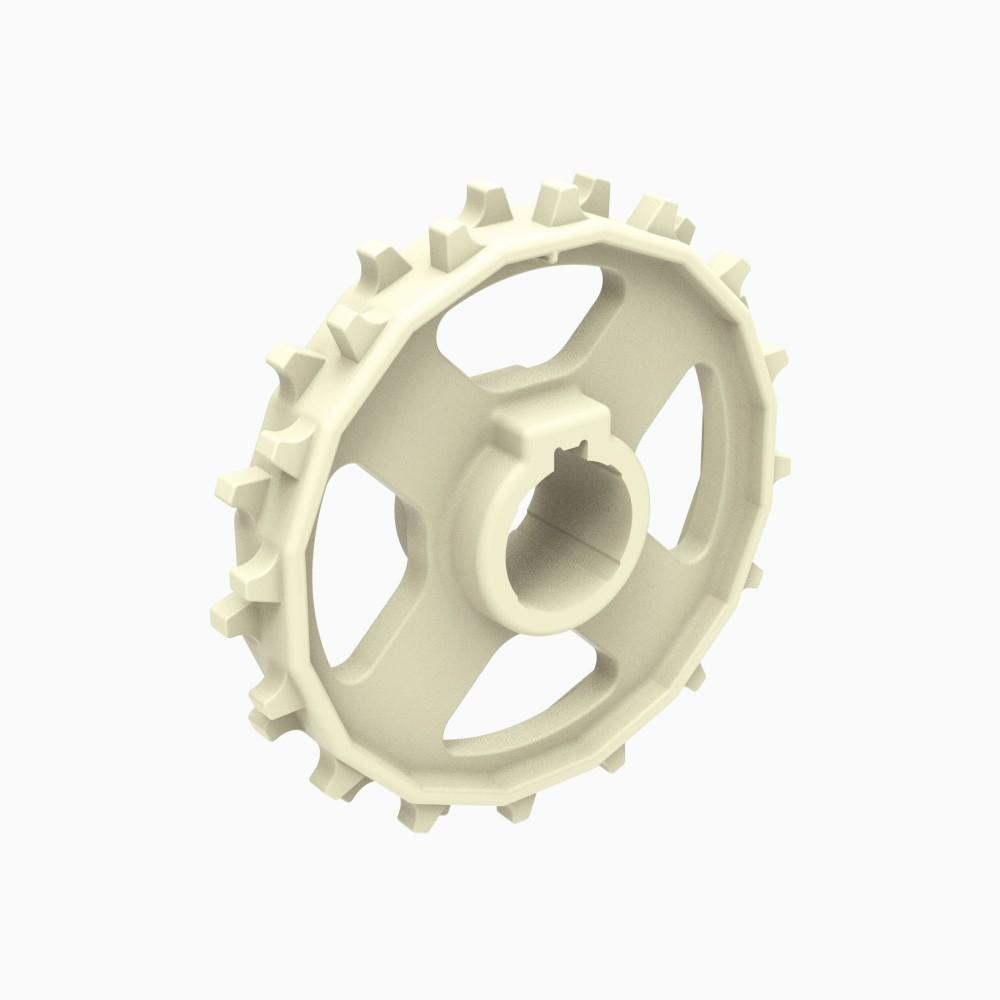 ,7510-7520-7540-7544 one-piece molded sprocket|M